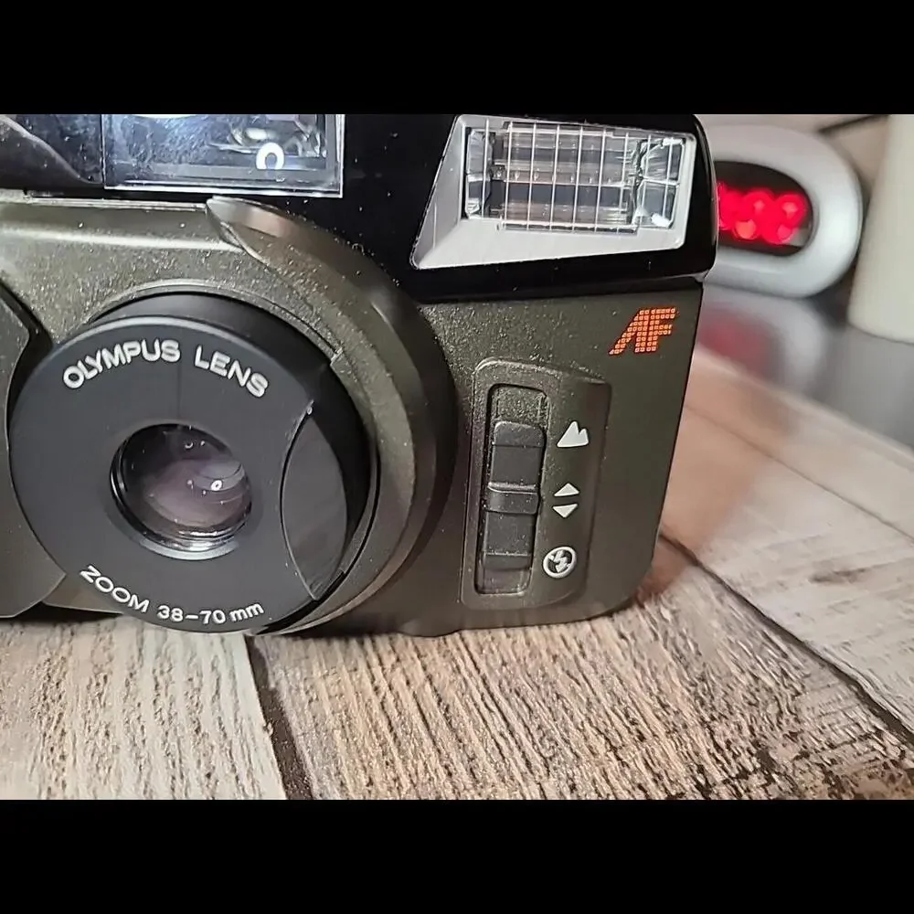 Olympus Infinity Acura Zoom XB 70 With Ambico Case What's Shoulder Strap